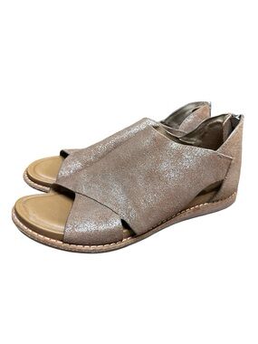 Sofft Womens Evonne Leather Dressy Mule Sandals Size 7.5 Tan